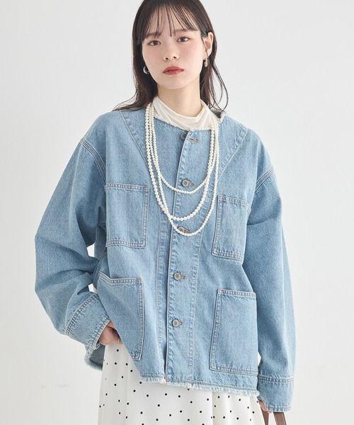 かぐれ カバーオール 「ユニセックス」デニムカバーオール レディース