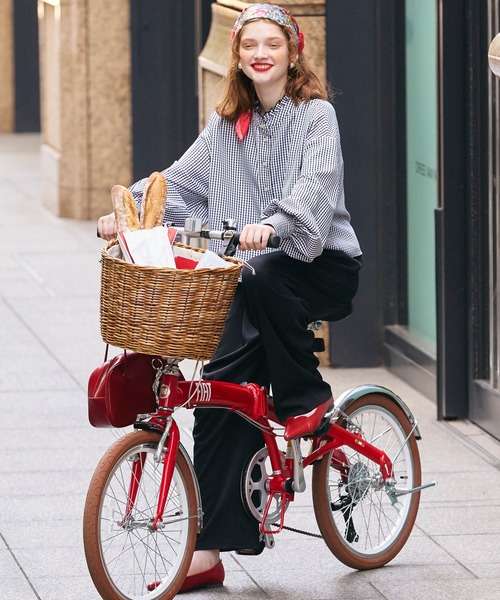 「BONLECILL」 長袖ブラウス FREE オフホワイト レディース_画像5