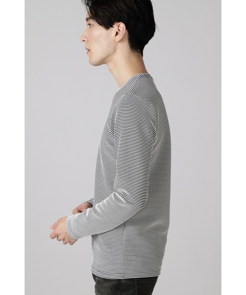 「HIGH STREET」 長袖Tシャツ L ブラック メンズ_画像4