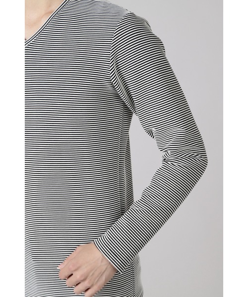 「HIGH STREET」 長袖Tシャツ L ブラック メンズ_画像7