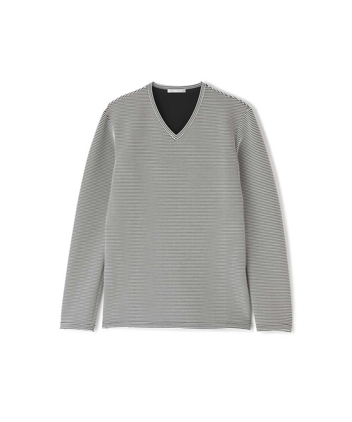 「HIGH STREET」 長袖Tシャツ L ブラック メンズ_画像8