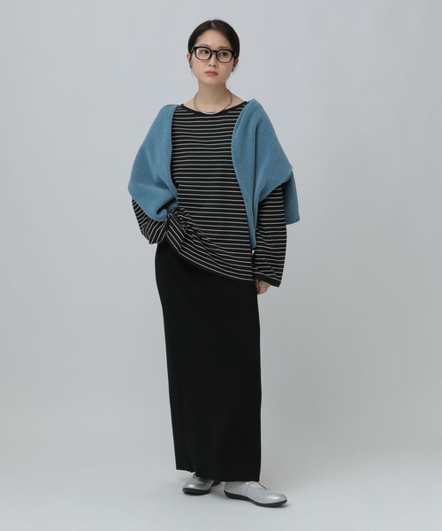 LEPSIM（レプシィム） tシャツ 細ピッチボーダーロンT 634629