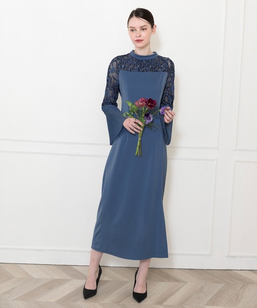 「Leja」 長袖ワンピース SMALL ブラウン レディース_画像4