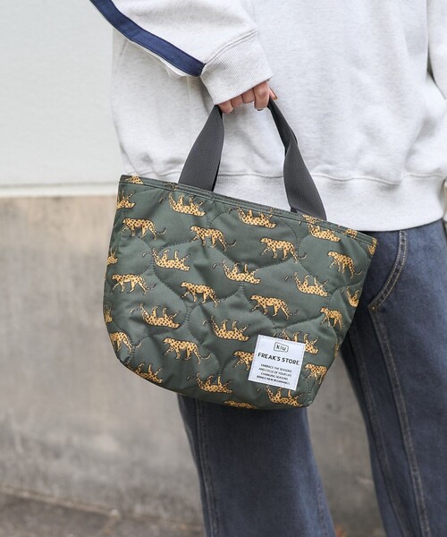 「KiU」 トートバッグ「FREAK’S STOREコラボ」 ONE SIZE オリーブ レディース_画像4