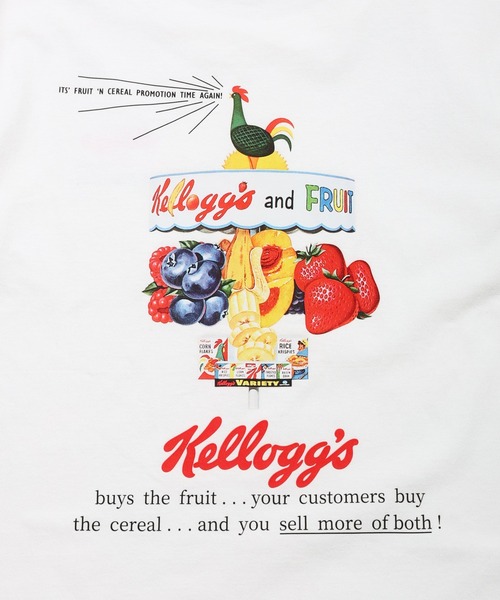 FRUIT OF THE LOOM（フルーツオブザルーム） tシャツ FTL x KELLOGGS T