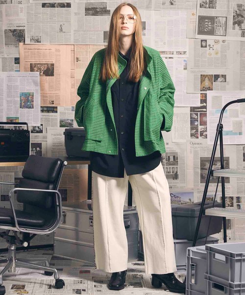 「MAISON SPECIAL」 スウェットパンツ 1 オフホワイト メンズ_画像3