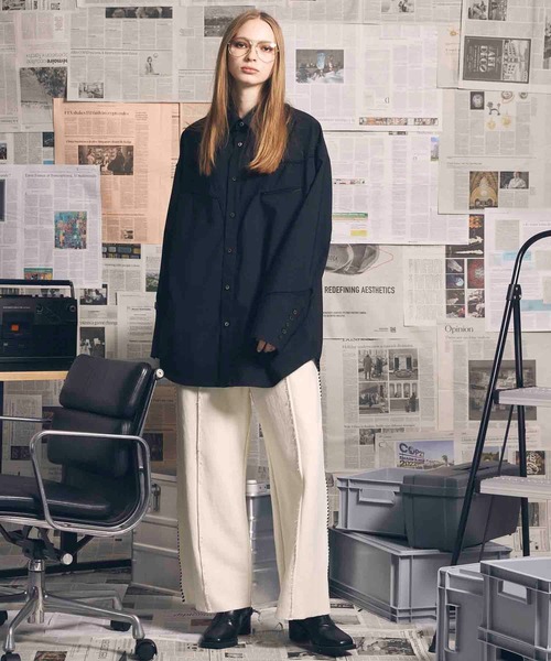 「MAISON SPECIAL」 スウェットパンツ 1 オフホワイト メンズ_画像4