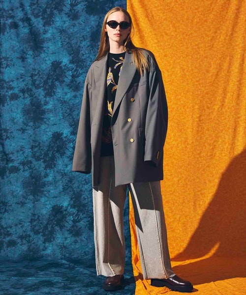 「MAISON SPECIAL」 スウェットパンツ 1 オフホワイト メンズ_画像5