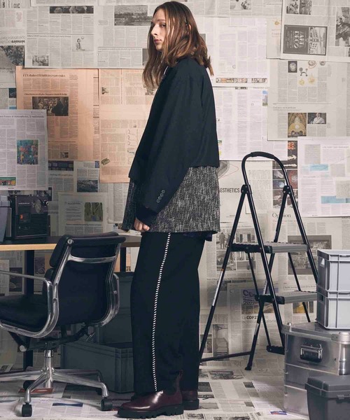 「MAISON SPECIAL」 スウェットパンツ 1 オフホワイト メンズ_画像7