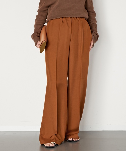 美品 定価6万 MARIGIUDICELLI 36 DeuxiemeClasse Deuxieme Classe（ドゥーズィエムクラス） イージーパンツ 36 ブラウン