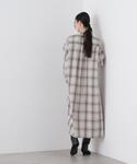 シャツワンピース オンブレーツイルチェックシャ...の詳細画像4