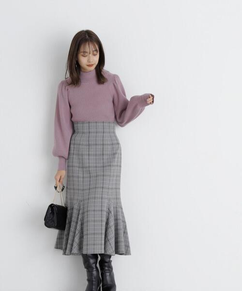 「PROPORTION BODY DRESSING」 ロングスカート MEDIUM グレー レディース_画像4