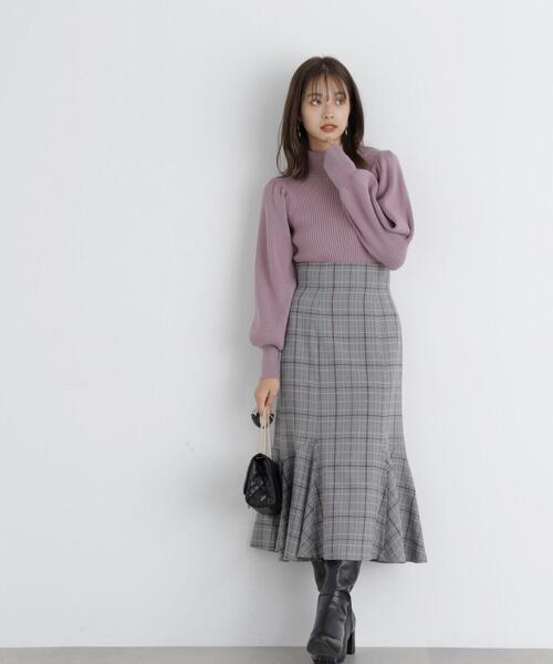 「PROPORTION BODY DRESSING」 ロングスカート MEDIUM グレー レディース_画像5