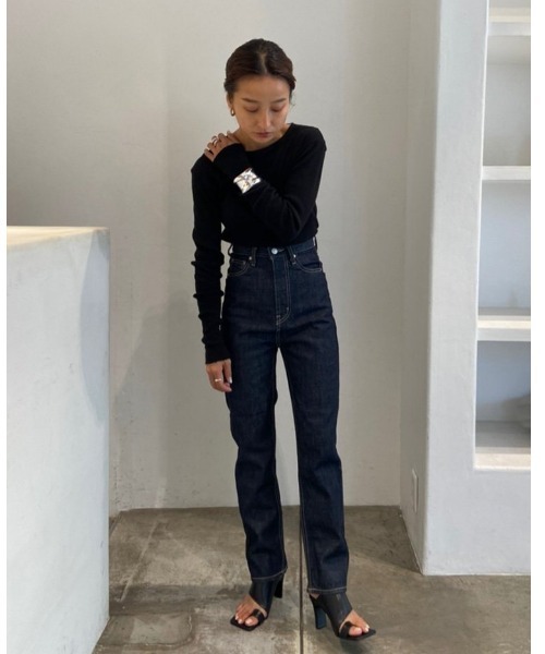 TODAYFUL ワイドデニムパンツ 25サイズ TODAYFUL 「TODAYFUL」 デニムパンツ 25inch ネイビー レディース