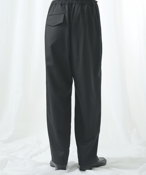 クルニ　cullni テーパードパンツ　スラックス　黒 CULLNI（クルニ） スラックス 「CULLNI/クルニ」別注 Gabardine Pin