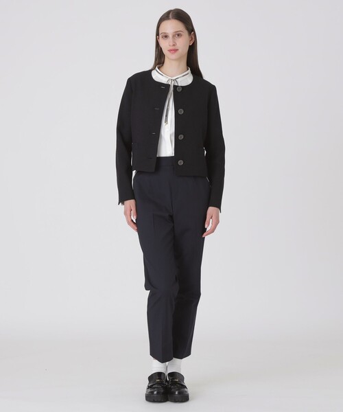 BLUE LABEL CRESTBRIDGE ノーカラージャケット 36 BLUE LABEL CRESTBRIDGE（ブルーレーベルクレストブリッジ