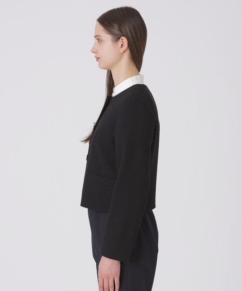 BLUE LABEL CRESTBRIDGE ノーカラージャケット 36 BLUE LABEL CRESTBRIDGE（ブルーレーベルクレストブリッジ