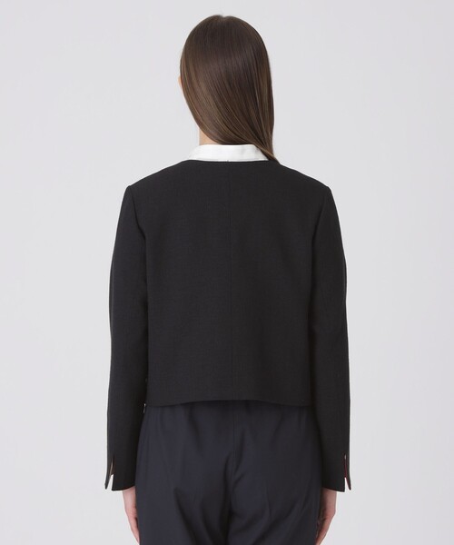 BLUE LABEL CRESTBRIDGE ノーカラージャケット 36 BLUE LABEL CRESTBRIDGE（ブルーレーベルクレストブリッジ