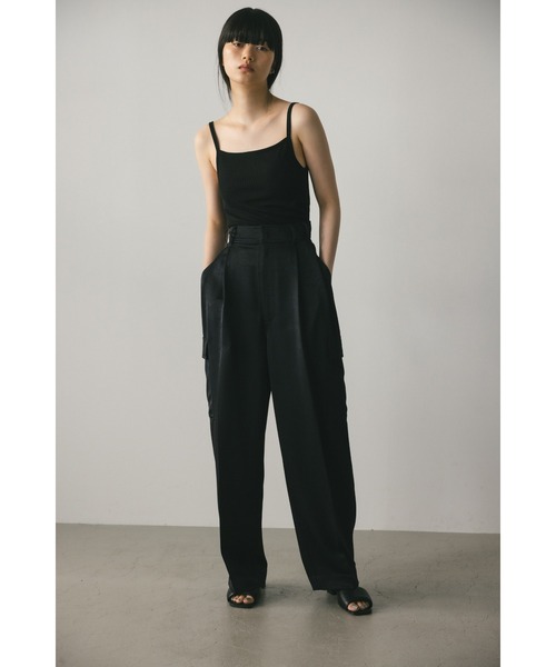 「STYLEMIXER」 カーゴパンツ SMALL ブラック レディース_画像2
