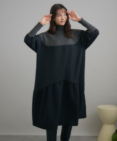 「KATHARINE ROSS」 長袖ワンピース MEDIUM ブラック レディース_画像9
