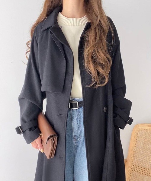 「FILLOU」 テーラードジャケット LARGE ダークグレー レディース_画像2
