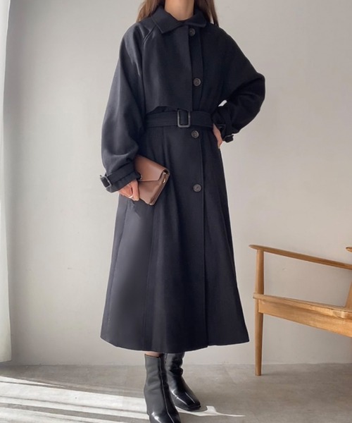 「FILLOU」 テーラードジャケット LARGE ダークグレー レディース_画像3