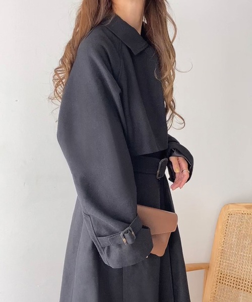 「FILLOU」 テーラードジャケット LARGE ダークグレー レディース_画像4
