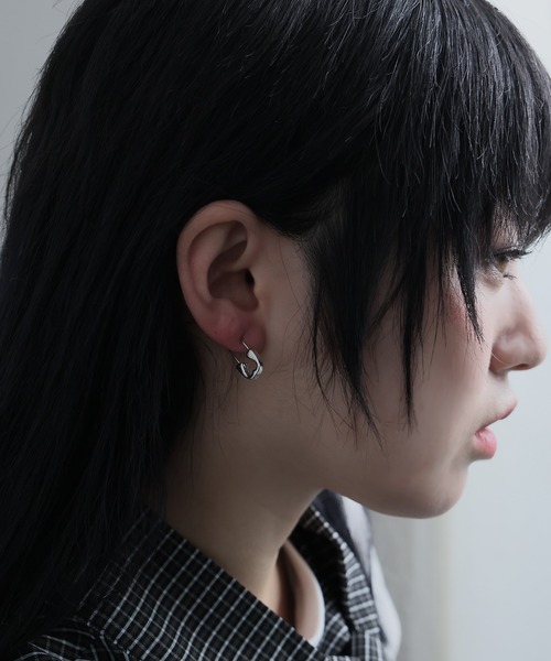 ULYSSES ピアス 安全ピンモチーフピアス レディース : ZOZOTOWN Yahoo