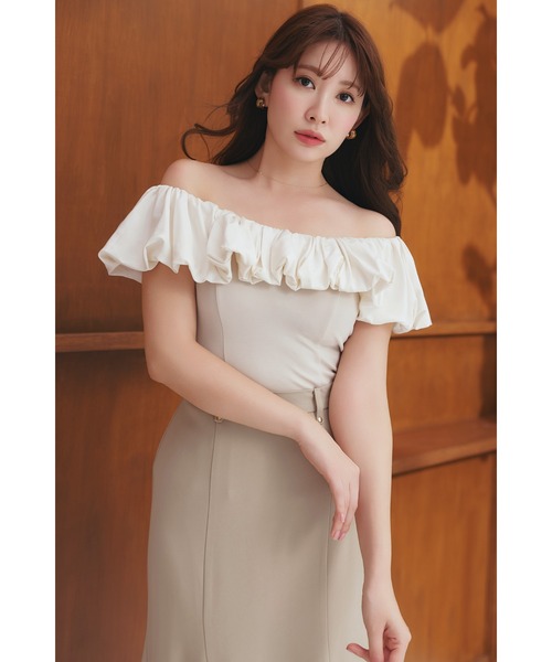 Her lip to tシャツ Sia Off-the-Shoulder Top レディース : ZOZOTOWN