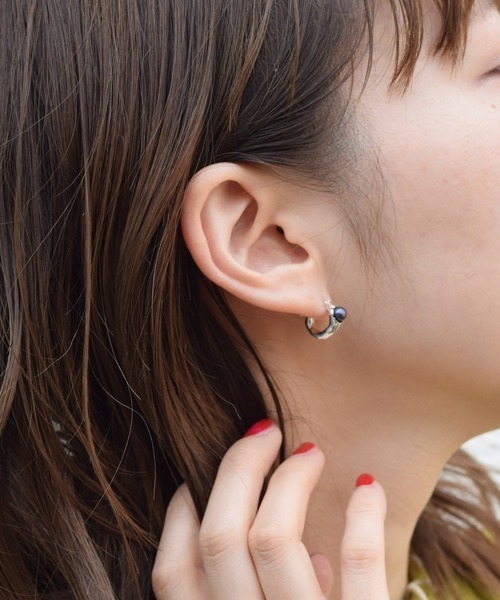 「e.m.」 ピアス（両耳用） FREE シルバー レディース_画像4