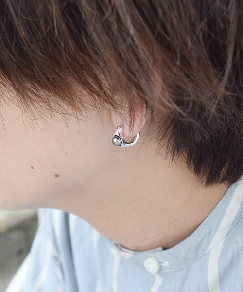 「e.m.」 ピアス（両耳用） FREE シルバー レディース_画像5