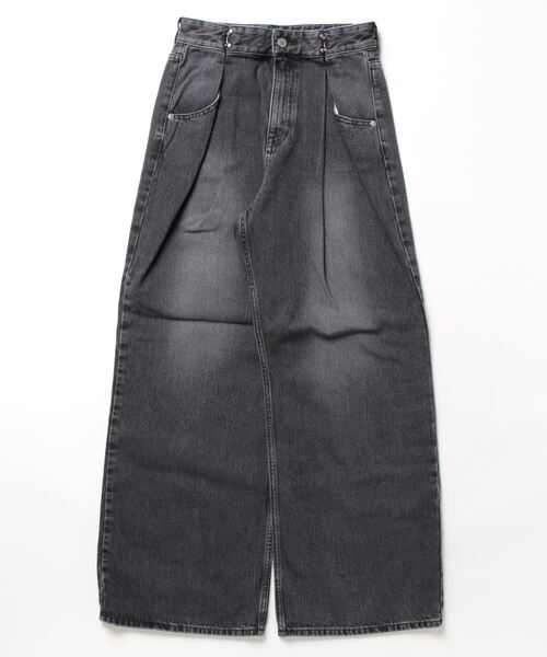 SNIDEL（スナイデル） デニムパンツ 0 ブラック レディース : ZOZOTOWN