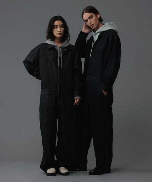 オールインワン　ADAM ET ROPE' ADAM ET ROPE'（アダムエロペ） オールインワン L ネイビー メンズ