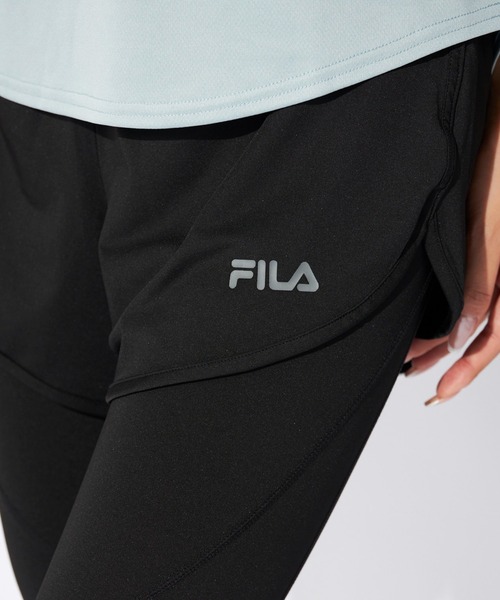 「FILA」 セットアップ LARGE ブラック レディース_画像4