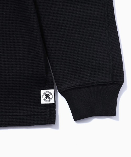 「REIGNING CHAMP」 長袖Tシャツ X-LARGE ヘザーグレー メンズ_画像4