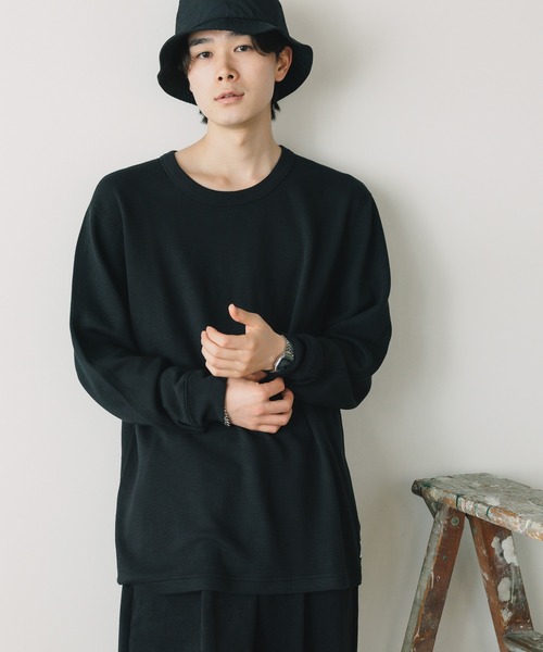 「REIGNING CHAMP」 長袖Tシャツ X-LARGE ヘザーグレー メンズ_画像7