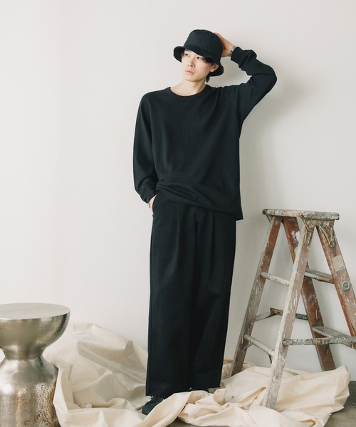 「REIGNING CHAMP」 長袖Tシャツ X-LARGE ヘザーグレー メンズ_画像9