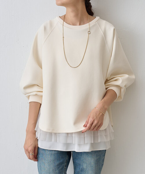 新品未使用♡ビアズリー♡トップス♡ BEARDSLEY（ビアズリー） 長袖カットソー FREE ホワイト レディース