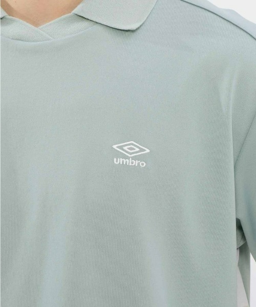 umbro（アンブロ） tシャツ ダンボールニット襟付き半袖シャツ メンズ