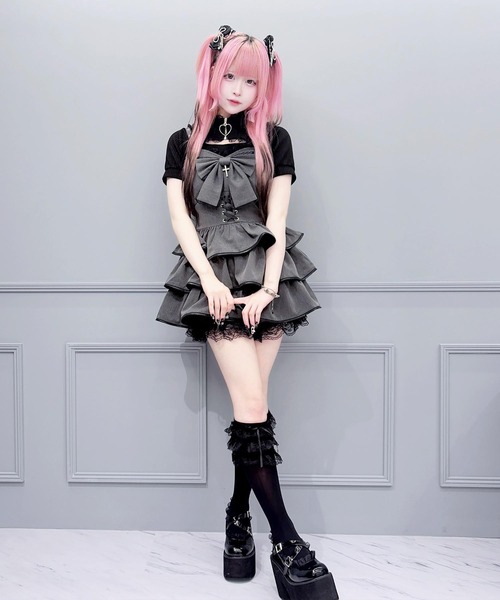 MA*RS（マーズ） ワンピース ZIPフリルキャミワンピース 2点SET