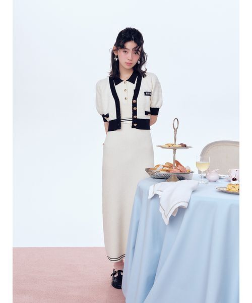 ワンピース 「LILY BROWN×MARY QUANT」ポロニットワンピース 【公式通販】