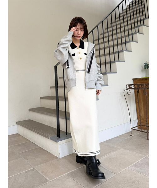 ワンピース 「LILY BROWN×MARY QUANT」ポロニットワンピース 【公式通販】