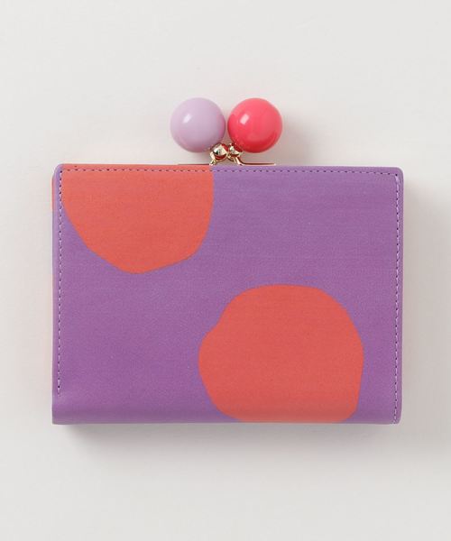 tsumori chisato メタリックドット 折財布 tsumori chisato CARRY ツモリチサト 二つ折り財布 折財布 本革