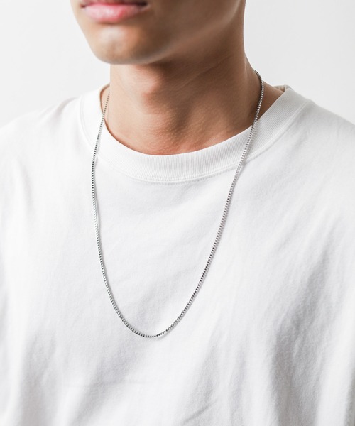 Pledge SILVER ネックレス　新品未使用 Pledge（プレッジ） アレルギー対応 ネックレス 「Ky」「」ロング