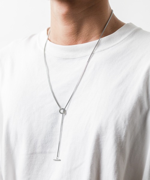 Pledge SILVER ネックレス　新品未使用 Pledge（プレッジ） アレルギー対応 ネックレス 「Ky」「」ロング