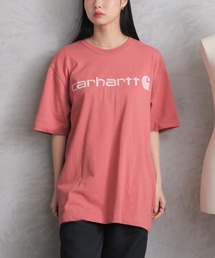 【Carhartt】長袖 ロゴ Tシャツ ピンク / 送料無料 Tk0231 W Lsefit Hw Ls Slve Grp,103401-P15