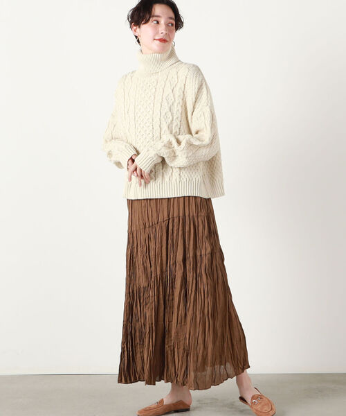 022061● oldderby knitwear タートルネック ニット 022061○ oldderby knitwear タートルネック ニット - メルカリ