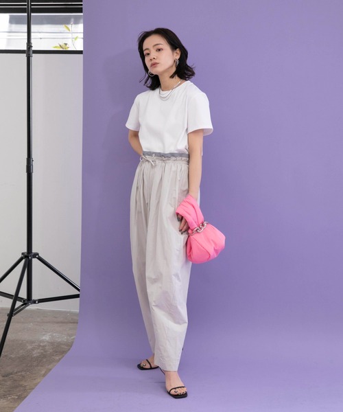 Eimee Law（エイミーロウ） パンツ ドロストコクーンパンツ : ZOZOTOWN