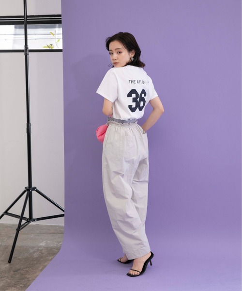 Eimee Law（エイミーロウ） パンツ ドロストコクーンパンツ : ZOZOTOWN