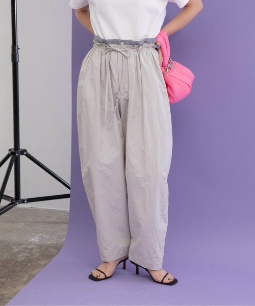 Eimee Law（エイミーロウ） パンツ ドロストコクーンパンツ : ZOZOTOWN